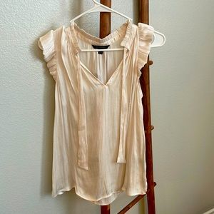 Banana Republic Silk Blouse- Cream